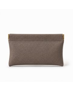 LGT JWLS Taupe Zelfsluitende Mini Portemonnee van PU Leer Breed Model