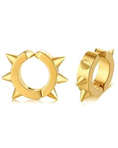 LGT Jewels Ooringen Edelstaal Spike Goudkleurig