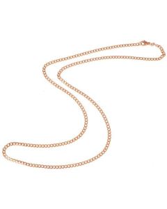 LGT Jewels Cubaanse koord ketting Gourmet Schakel Rose 3mm