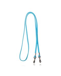 LGT Jewels Lichtblauw Elastisch PU Leren Koord voor Zonnebril of Leesbril