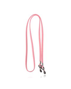LGT Jewels Lichtroze Elastisch PU Leren Koord voor Zonnebril of Leesbril