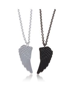 LGT Jewels Liefde ketting Edelstaal Double Wing