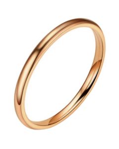 LGT Jewels smalle stalen ring Rose 2mm