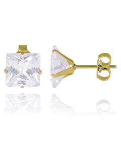 LGT Jewels Stud oorbellen Gold Edition transparent