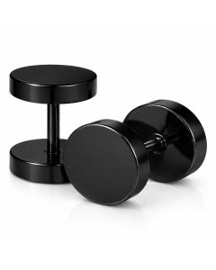 LGT Jewels Stud oorbellen Zwart