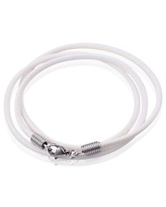 LGT Jewels waxkoord ketting Wit - 2.5mm