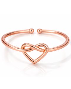 LGT JWLS Dames Ring One Size Roségoudkleurig Hart