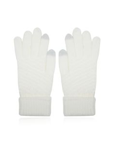 LGT JWLS Dames Touchscreen Handschoenen in Wit