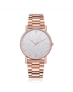 LGT JWLS Dameshorloge - Sterrenhemel Design - Rose Goud & Zilver