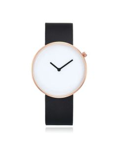 LGT JWLS Minimalistisch Dameshorloge - Grote Wijzerplaat van 40mm - Zwart, Goud, Wit