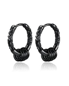 LGT JWLS Oorringen mannen - Rings Gunmetal