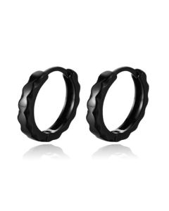 LGT JWLS Wave Oorbellen - Zwart