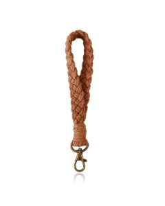 Macramé Polsband met Gesp - Bruin