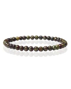 Memphis Natuursteen Armband - 4mm Dragon Bloodstone
