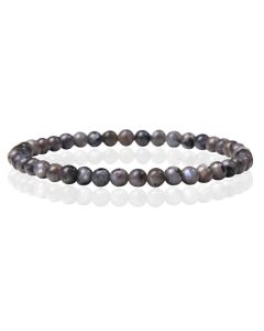 Memphis Natuursteen Armband - 4mm Labradorite