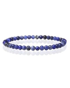 Memphis Natuursteen Armband - 4mm Sodalite