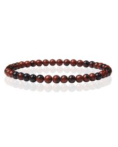 Memphis Natuursteen Armband - 4mm Swan