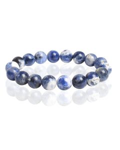 Memphis Natuursteen Armband 10mm - Sodalite