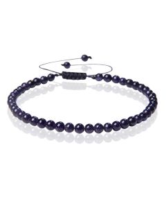 Memphis No.1 Armband - 4mm Blue Sandstone