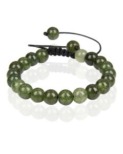 Memphis No.3 Dames Armband - 8mm Dark Green
