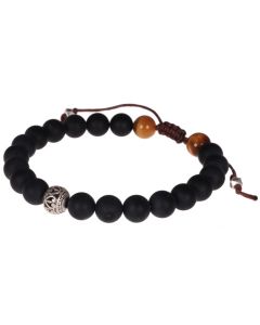 Memphis armband Agaat Tibetaanse kraal