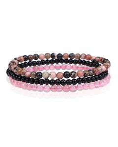 Memphis Stacked Dames Armbanden set - Pink