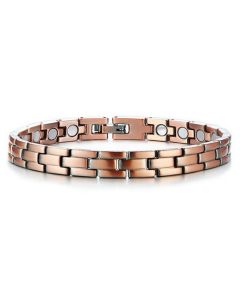 Mendes heren armband Edelstaal Magneten Brons