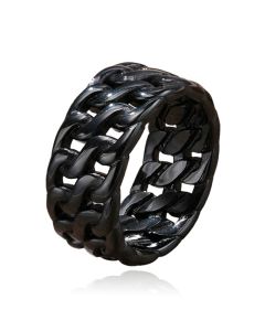 Mendes Heren Ring- Dual Cuban Black
