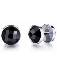 Mendes Jewelry Stud oorbellen Zircon Silver