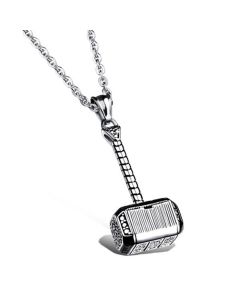 Mendes Jewels kettinghanger Hammer Of Thor Silver