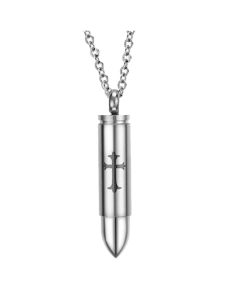 Mendes kettinghanger Edelstaal Bullet Cross