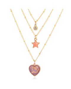 Multilayer Ketting Coral Star LGT JWLS - 3 lagen