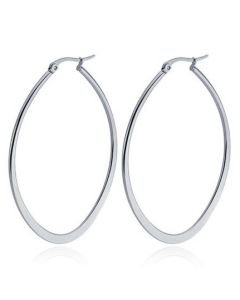 Ovale oorbellen Cilla Jewels Edelstaal Zilverkleurig