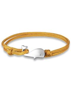 Parachute koord armband LGT Jewels Walvis Anker Geel
