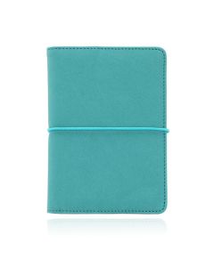 Paspoort Cover met elastiek - PU Leer Groen