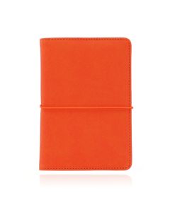Paspoort Cover met elastiek - PU Leer Oranje