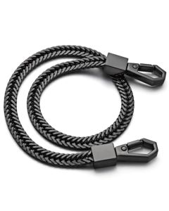 Sleutelkoord of Telefoonkoord met Zwarte Metaallegering