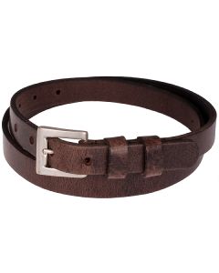 Smalle leren Kampara riem 20501 Bruin