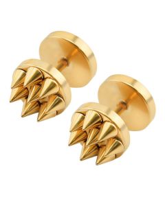Spike Stud oorbellen edelstaal Rose