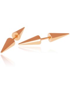 Titanium Stud oorbellen Spikes Rose