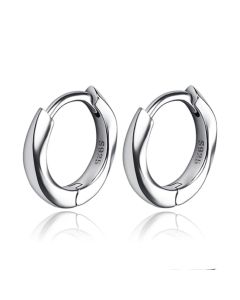 Tom Jaxon Heren Oorbellen - Twist Zilver