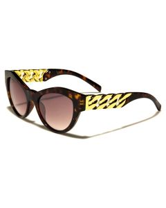 VG Eyewear zonnebril Cat Eye Gold Chain Brown vg29024