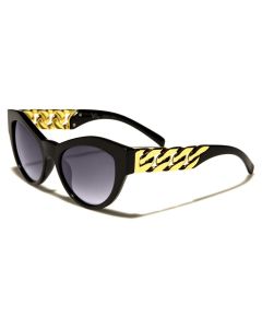 VG Eyewear zonnebril Cat Eye Gold Chain Black vg29024