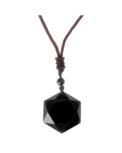 Zwart Obsidiaan kettinghanger Talisman Amulet