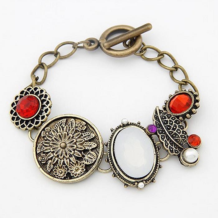 Fashion Armband Gemstone Leaf huismerk kopen in de aanbieding