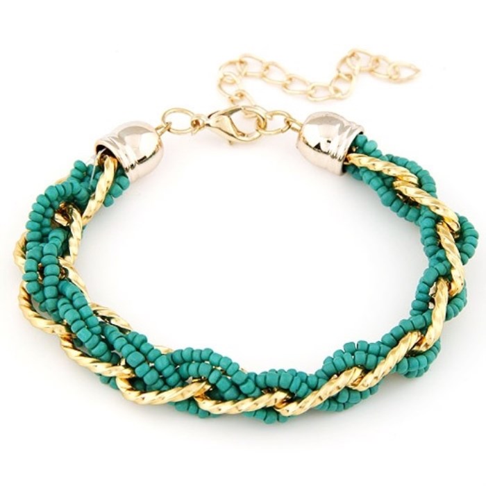 Fashion Armband Groen Goud 20794 huismerk kopen in de aanbieding