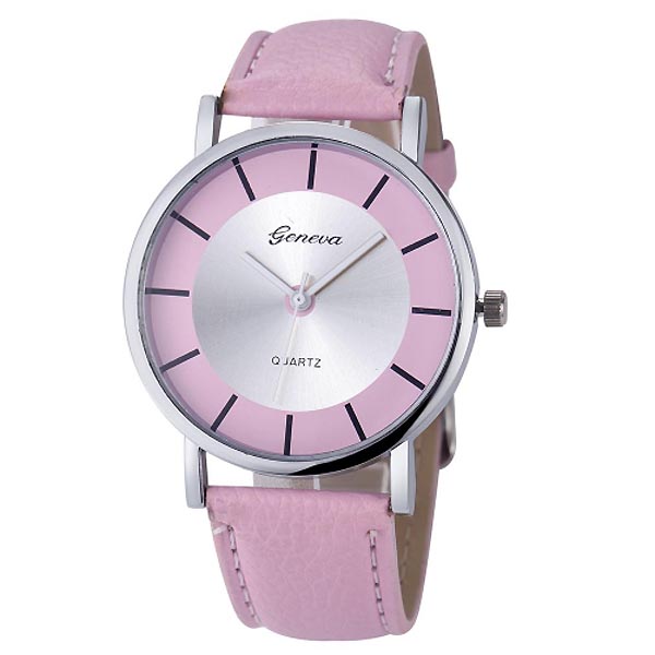 Geneva Dames Horloge Retro Roze geneva kopen in de aanbieding