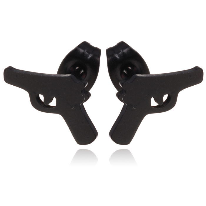 Lgt Jewels Gun Stud Oorbellen Staal Zwart lgt jewels kopen in de aanbieding Lgt Jewels Gun Stud Oorbellen Staal Zwart lgt jewels kopen in de aanbieding