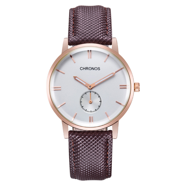 Heren Horloge Chronos Brown White Rose chronos kopen in de aanbieding Heren Horloge Chronos Brown White Rose chronos kopen in de aanbieding