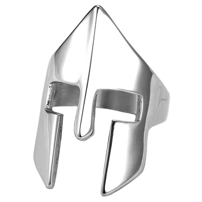 Herenring edelstaal Spartan Mask-22mm afbeelding 3